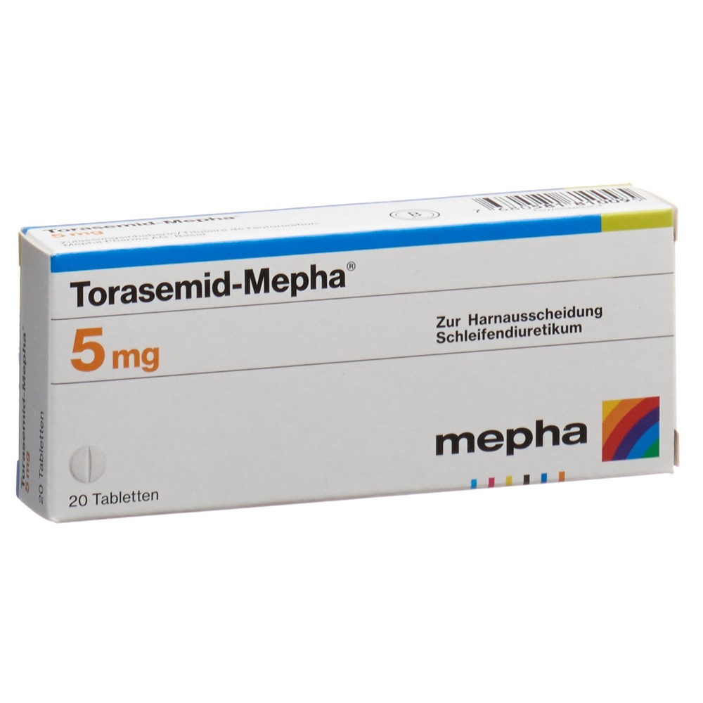 TORASEMIDE Mepha 5 mg, image principale