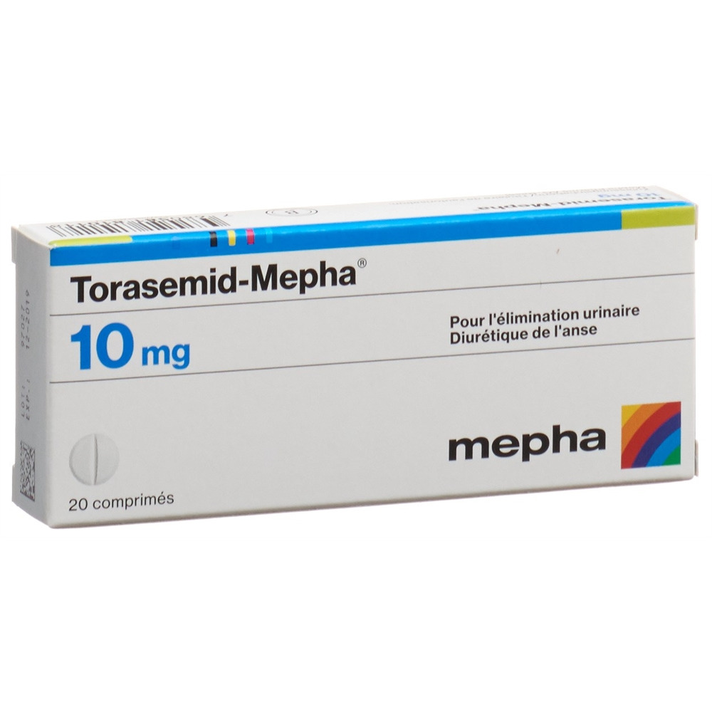 TORASEMIDE Mepha 10 mg, Bild 2 von 2