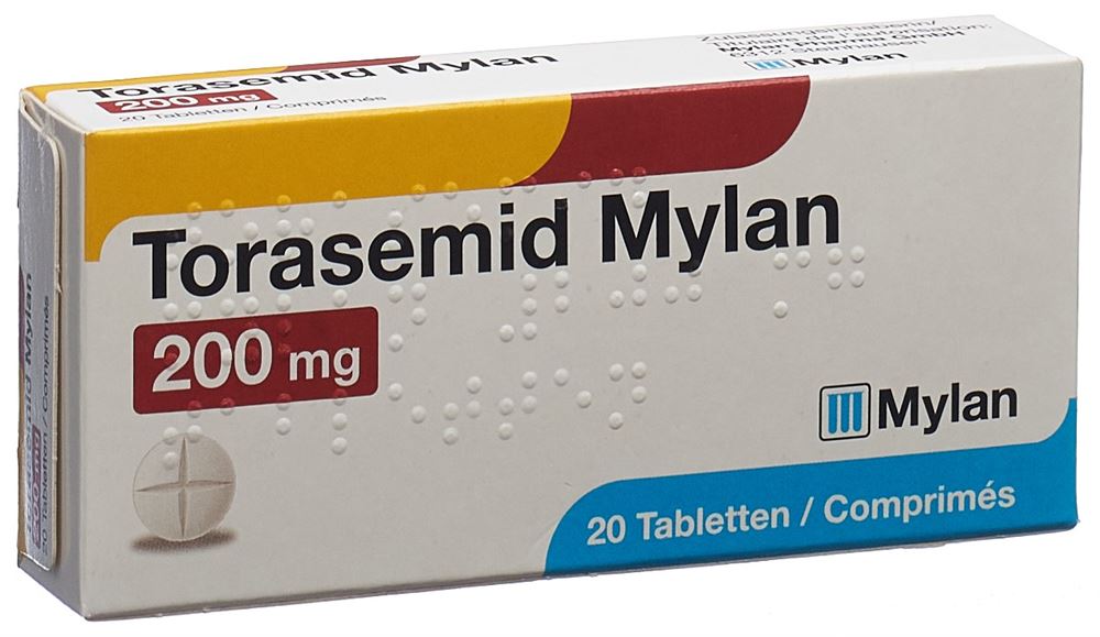 Mylan TORASEMIDE Mylan Tabl 200 mg Blist 20 Stk | Sun Store Apotheke