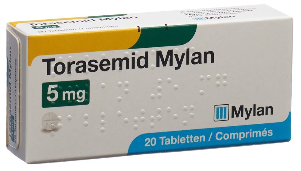 TORASEMIDE Mylan 5 mg, Hauptbild