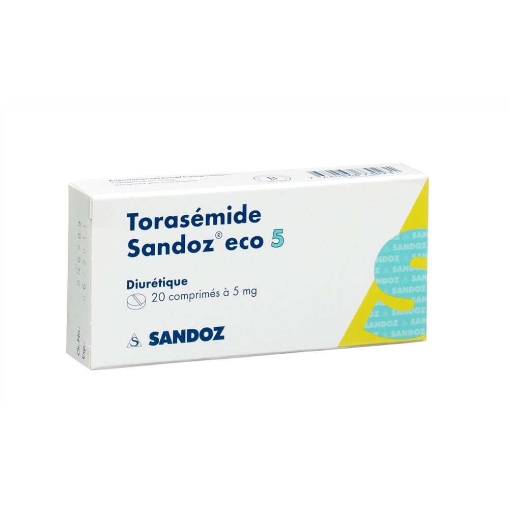 TORASEMIDE eco 5 mg, image 2 sur 2