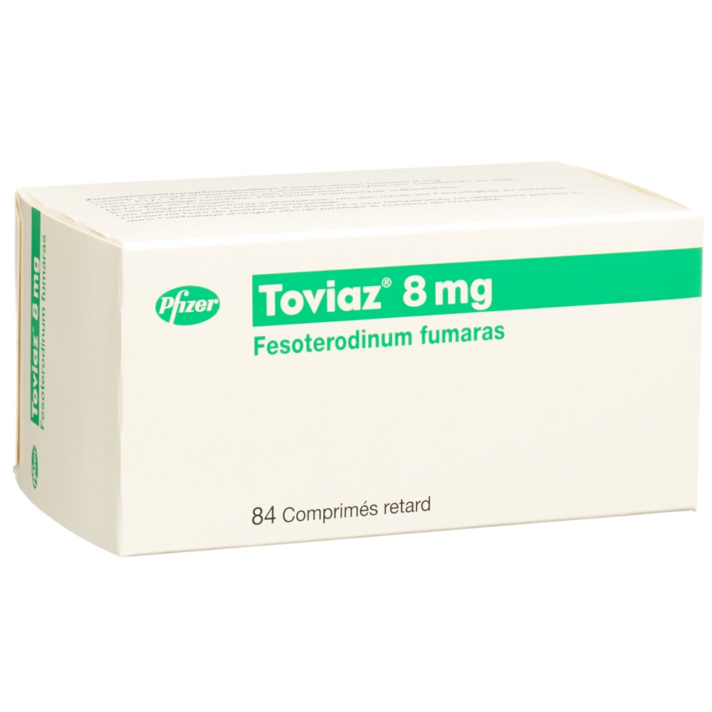 Toviaz cpr ret 8 mg blist 84 pce, image 2 sur 2