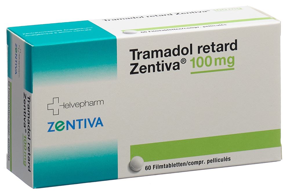 TRAMADOL retard Zentiva 100 mg, Hauptbild TRAMADOL retard Zentiva 100 mg, Hauptbild