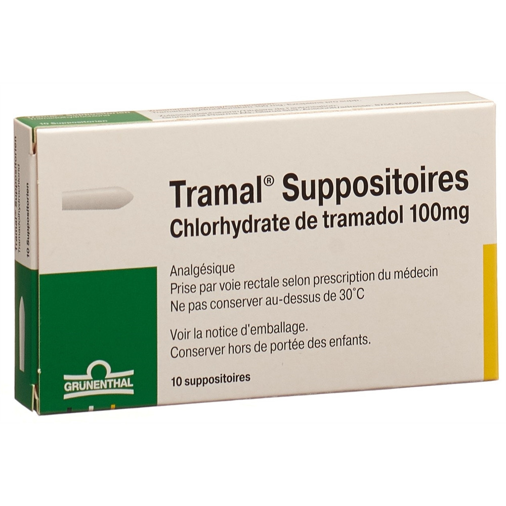 TRAMAL supp 100 mg 10 pce, image 2 sur 2