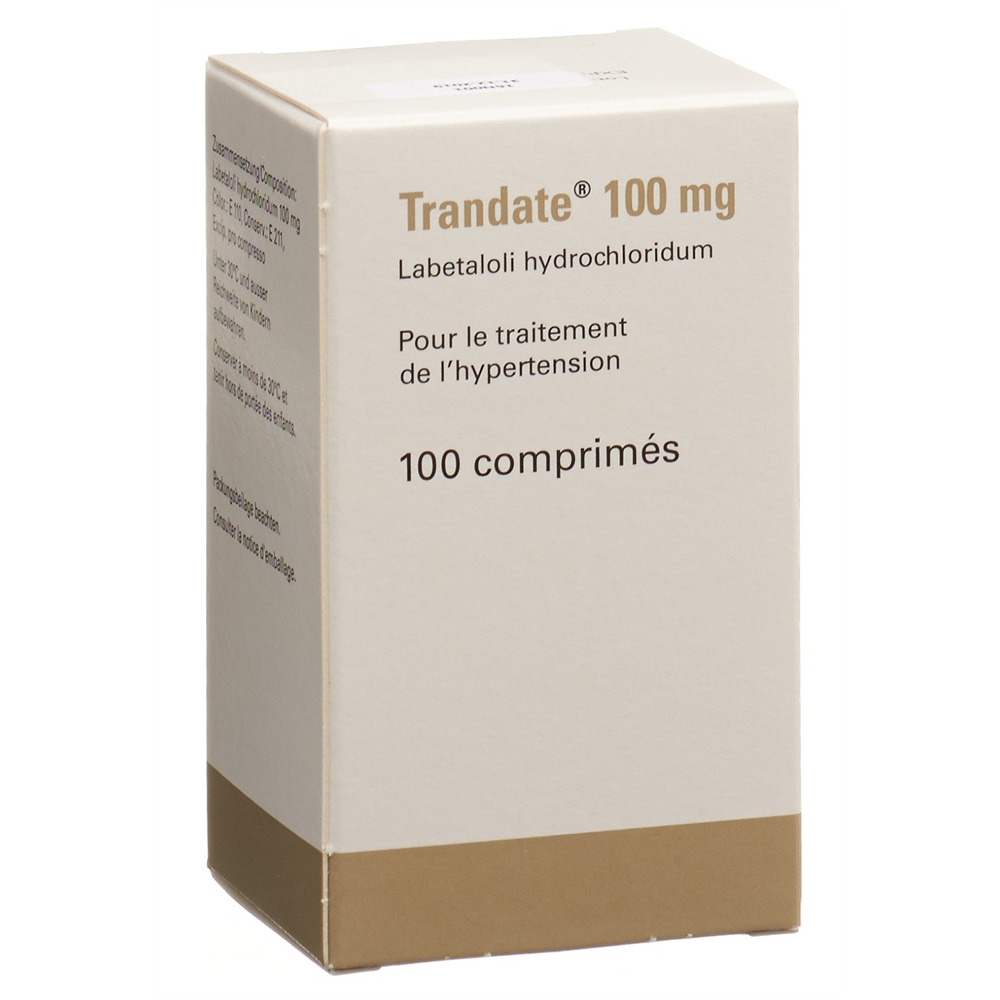 TRANDATE cpr pell 100 mg bte 100 pce, image 2 sur 2