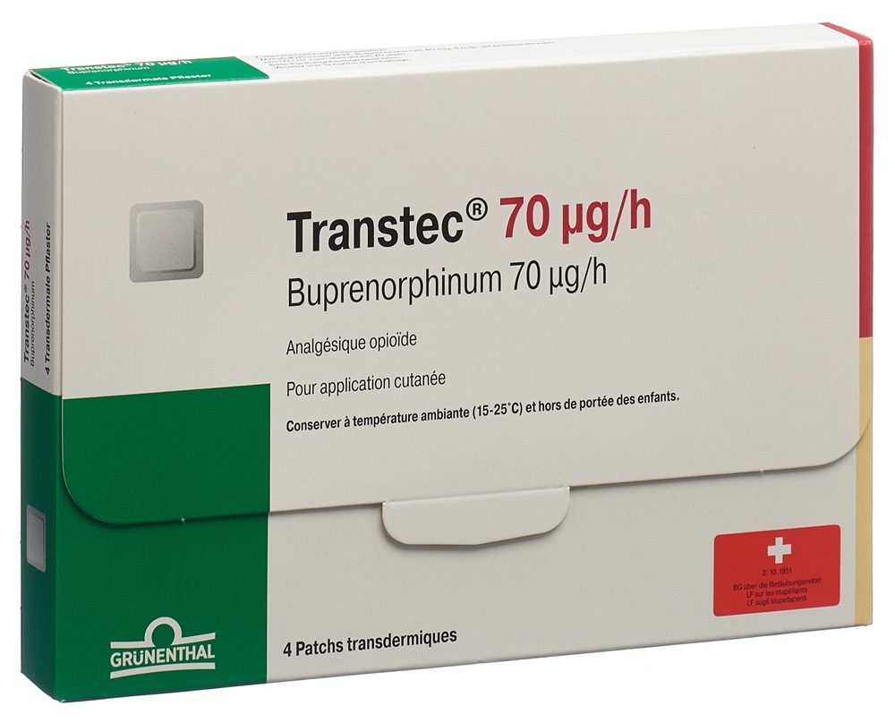 TRANSTEC Matrixpfl 70 mcg/h Btl 4 Stk, Bild 2 von 2