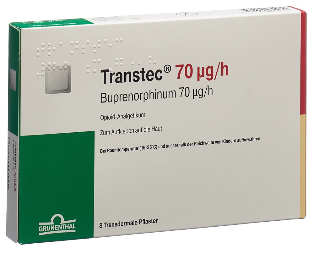 TRANSTEC Matrixpfl 70 mcg/h Btl 8 Stk