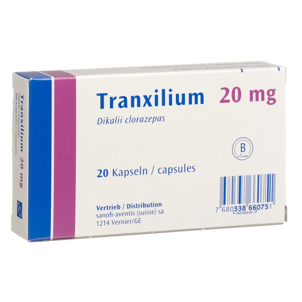 TRANXILIUM caps 20 mg blist 20 pce, image 2 sur 2