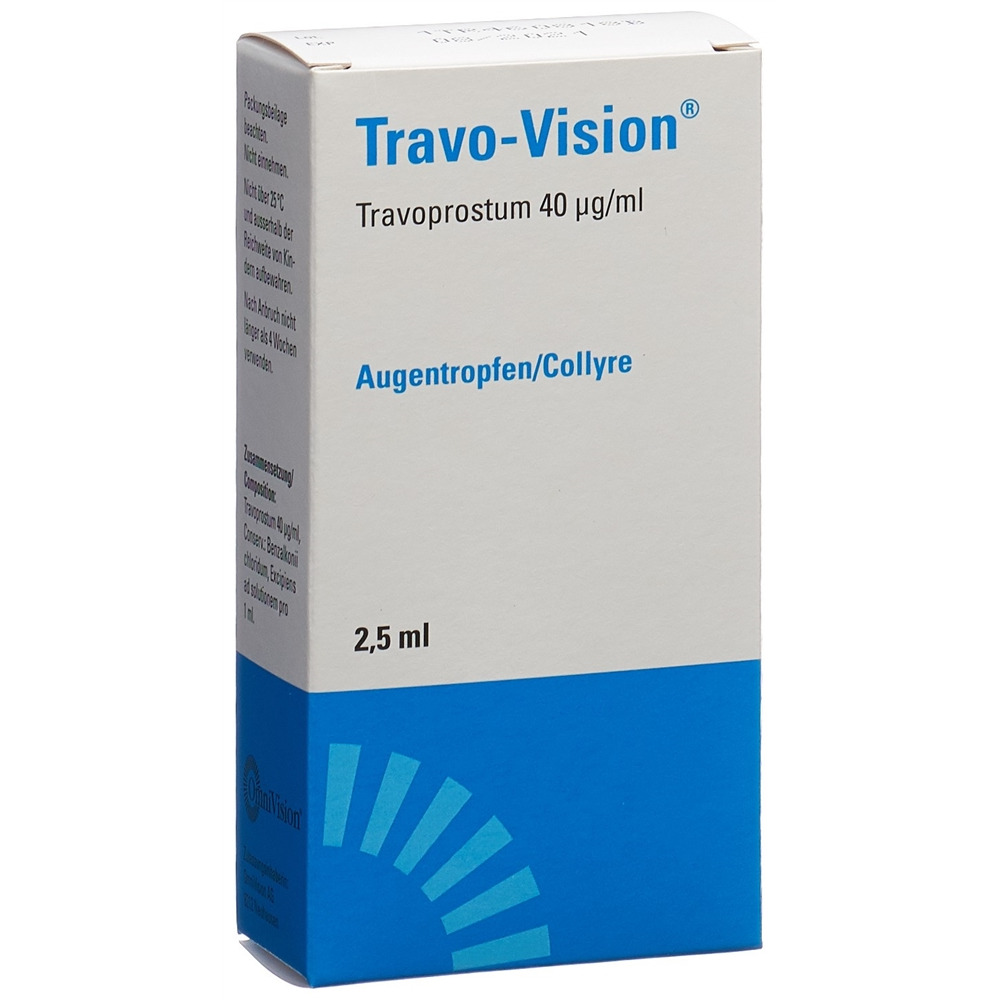 TRAVO gtt opht 40 mcg/ml fl 2.5 ml