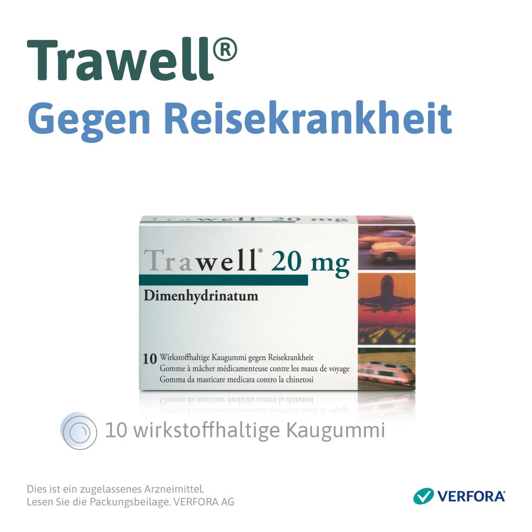 TRAWELL Kaugummi Dragées 20 mg, Bild 2 von 5