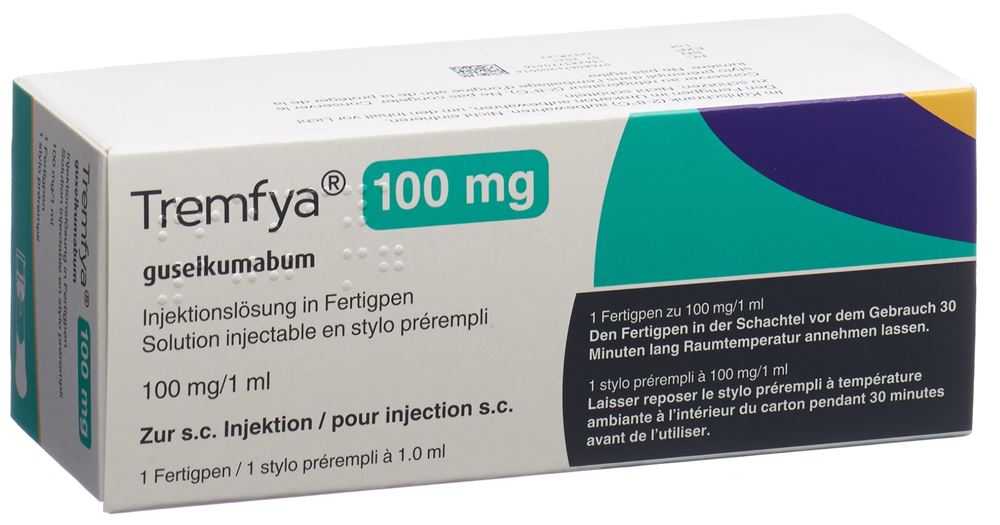 TREMFYA Inj Lös 100 mg/ml Fertigpen Fertpen 1 ml, Hauptbild