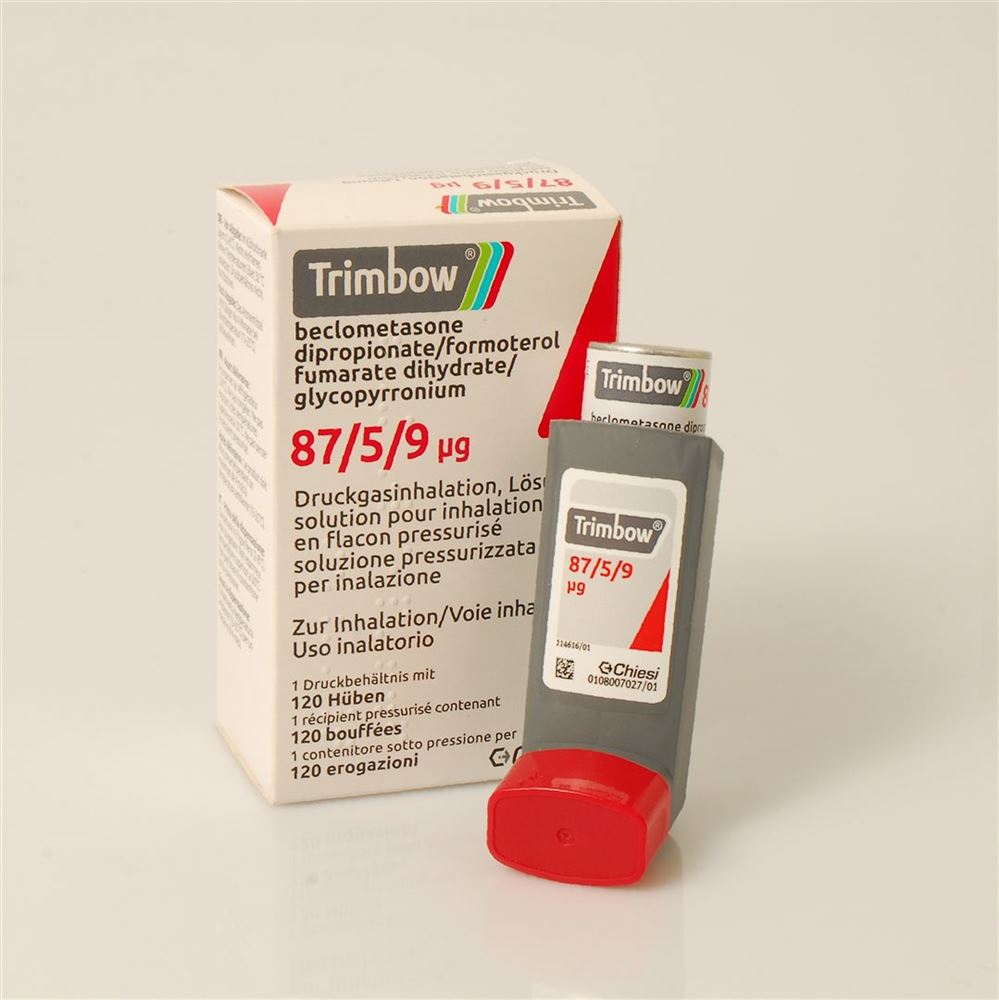 TRIMBOW Dosieraeros 87µg/5µg/9µg 120 Dos, Hauptbild