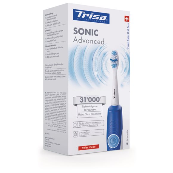 TRISA Sonic Advanced brosse à dents sonique, image principale