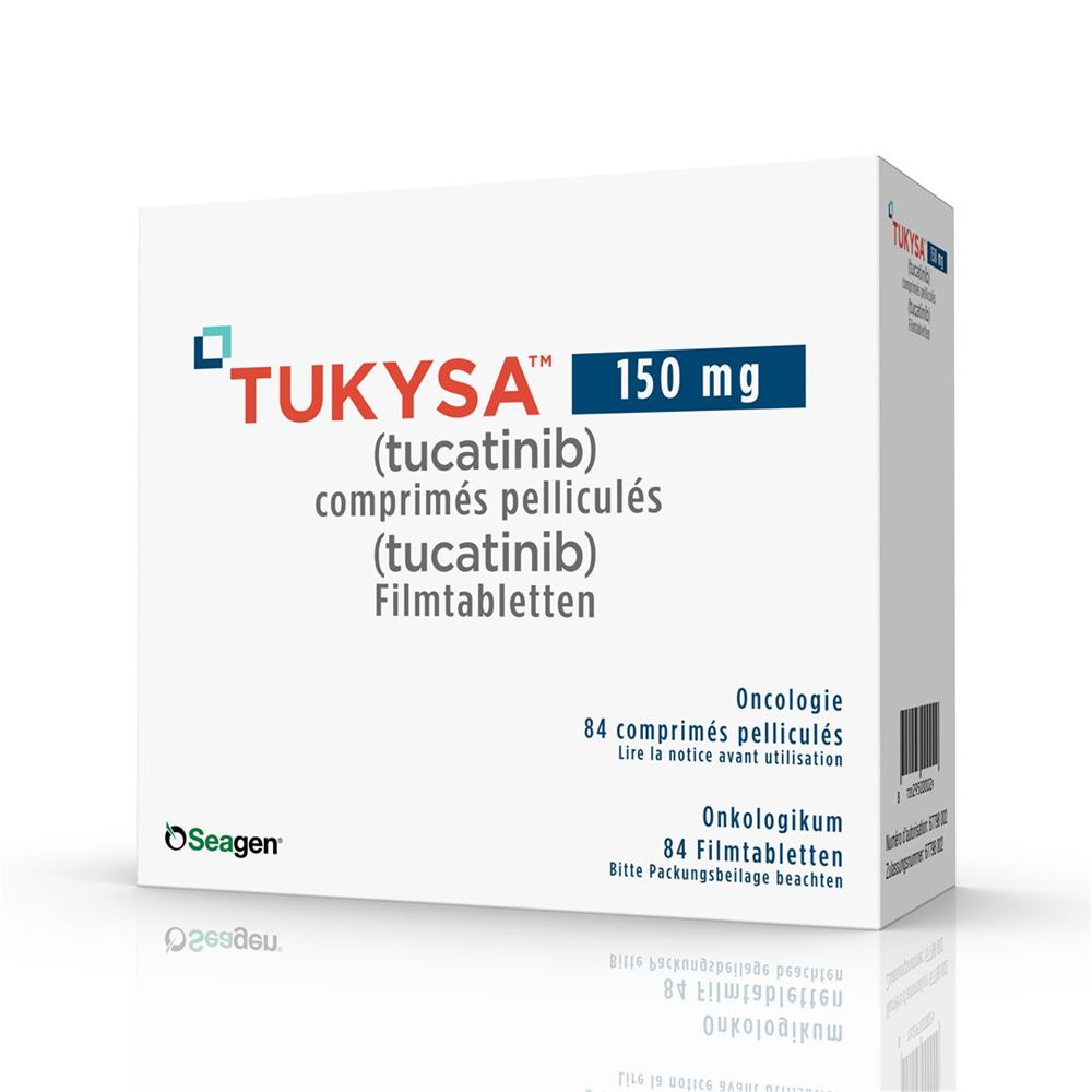 TUKYSA cpr pell 150 mg blist 84 pce, image principale