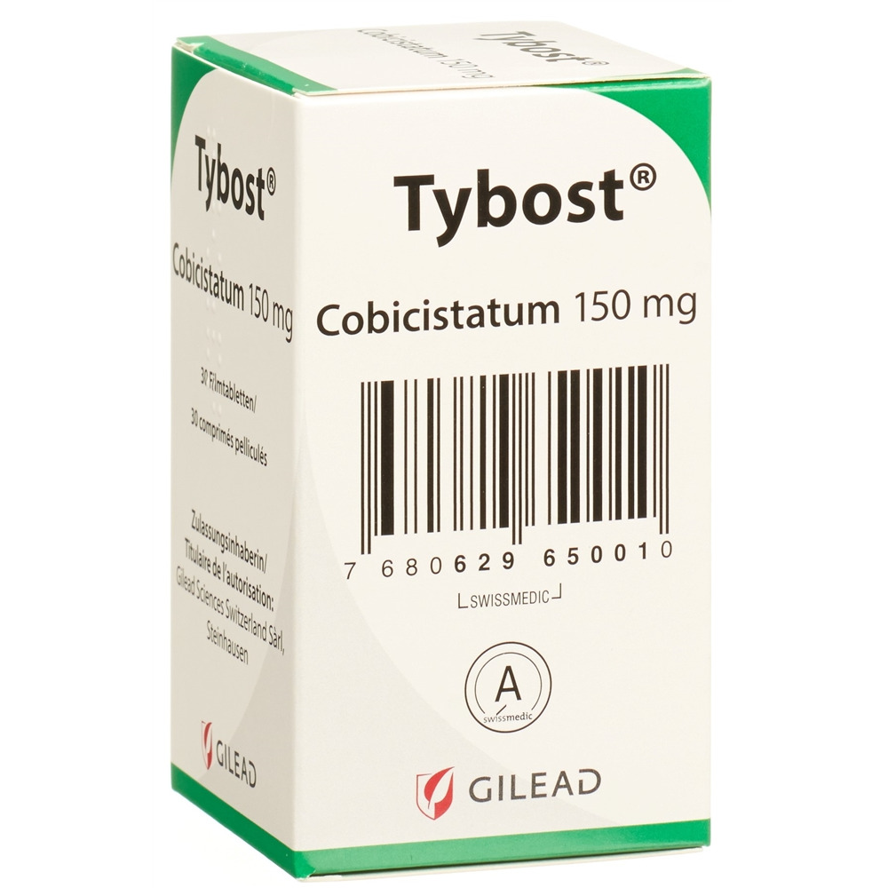 TYBOST cpr pell 150 mg bte 30 pce, image 2 sur 2