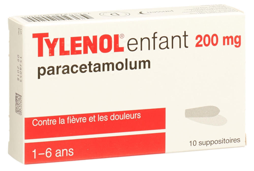 Tylenol enfants 200 mg, image 2 sur 2