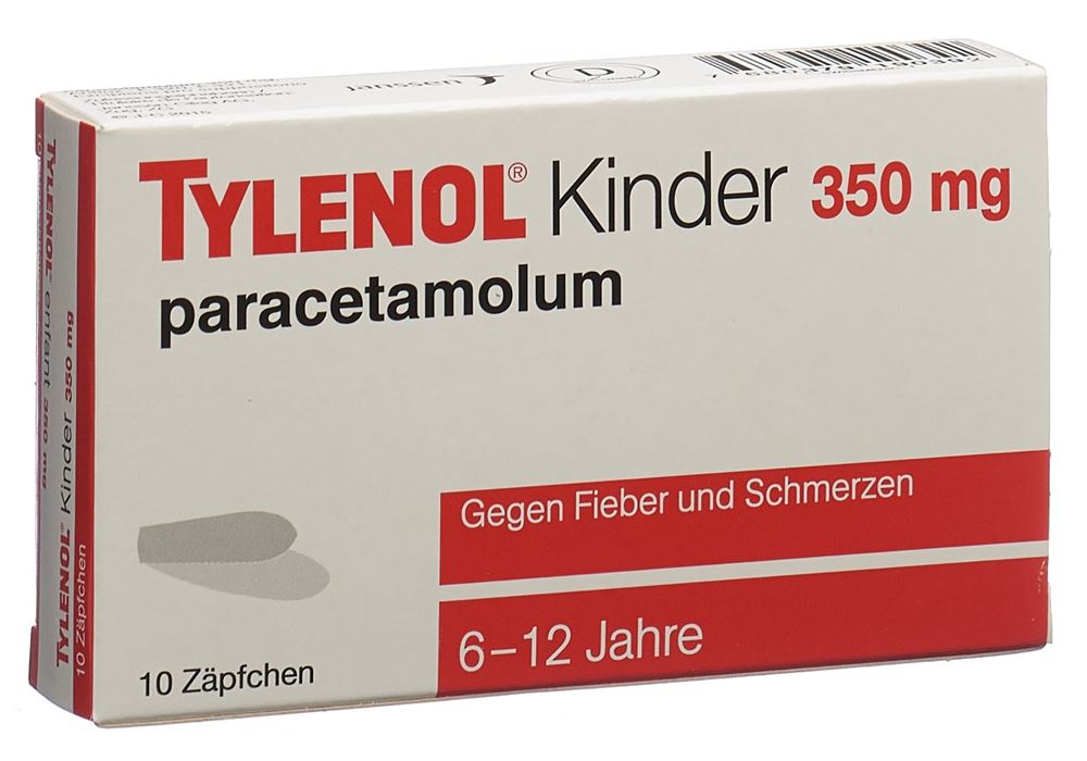 Tylenol enfants 350 mg, image principale