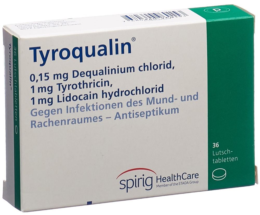 Tyroqualine Lutschtabl Blist 36 Stk, Hauptbild