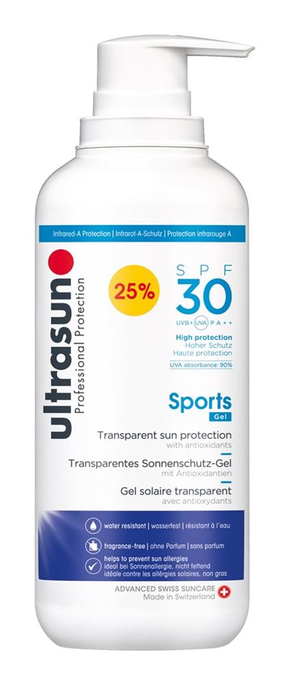 ULTRASUN Sports Gel, Hauptbild