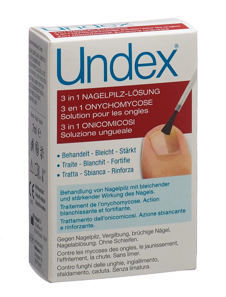 UNDEX 3 en 1 onychomycose solution