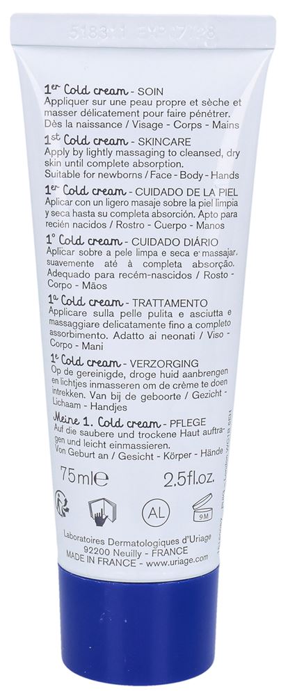 URIAGE bebe 1er cold cream, image 2 sur 5