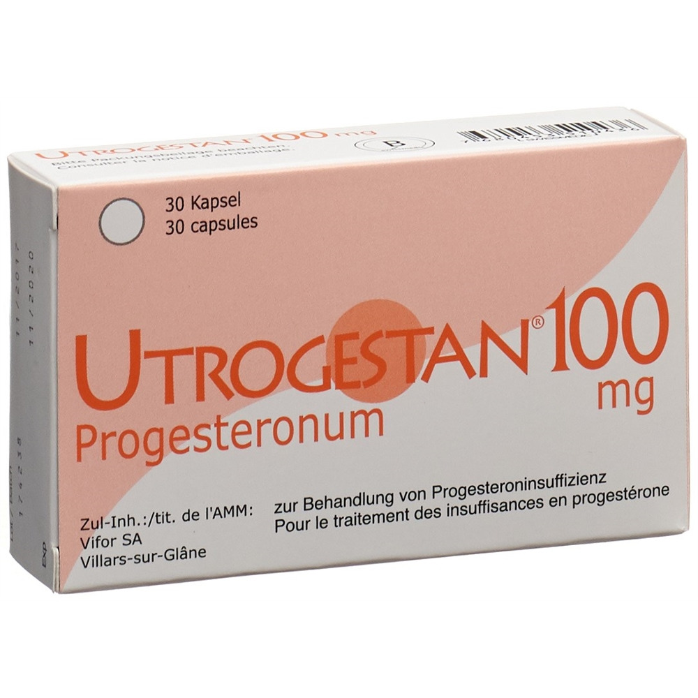 Utrogestan caps 100 mg blist 30 pce, image principale