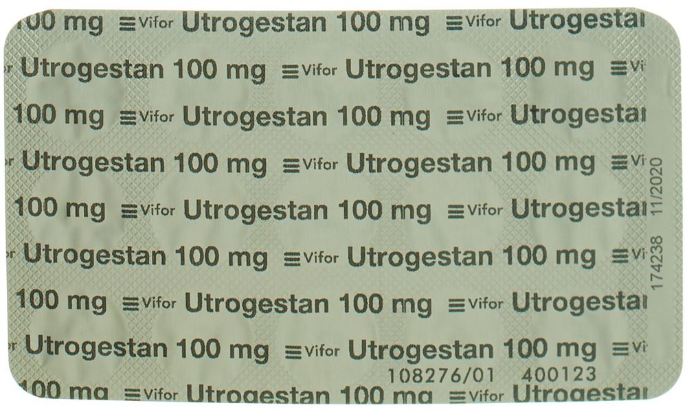 Utrogestan Kaps 100 mg Blist 30 Stk, Bild 2 von 3