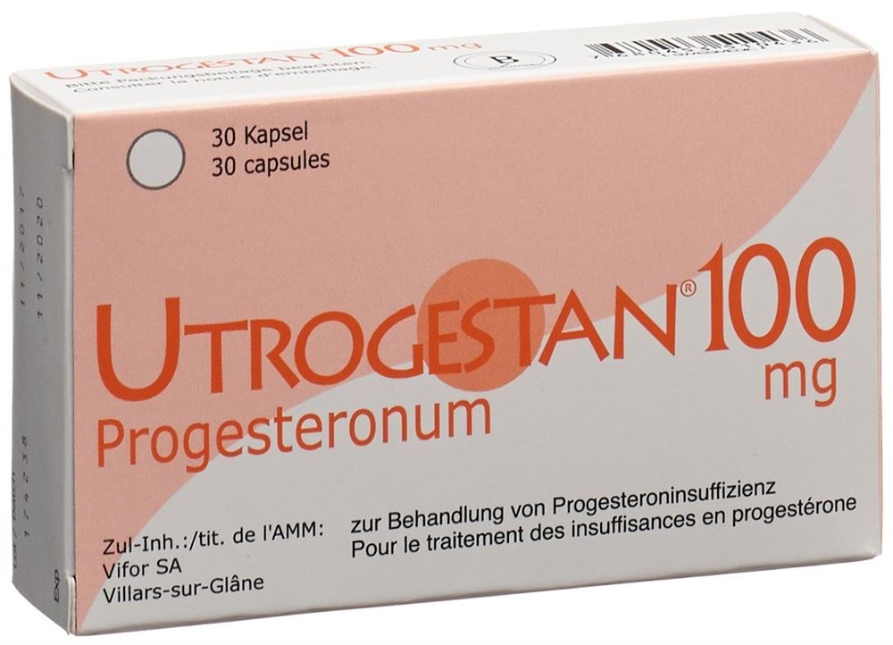 Utrogestan Kaps 100 mg Blist 30 Stk