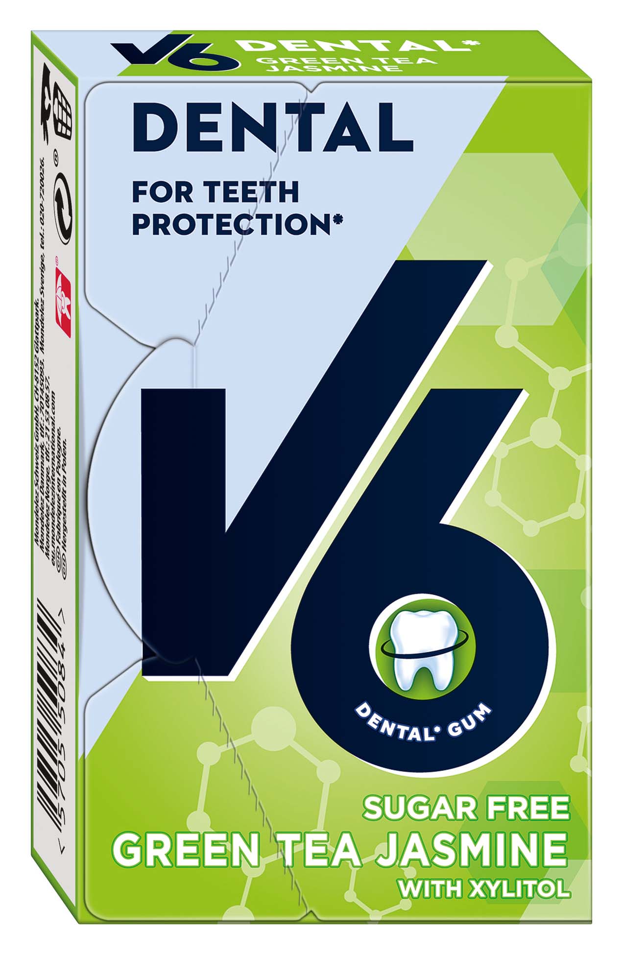 V6 Dental Care chewing gum, image principale