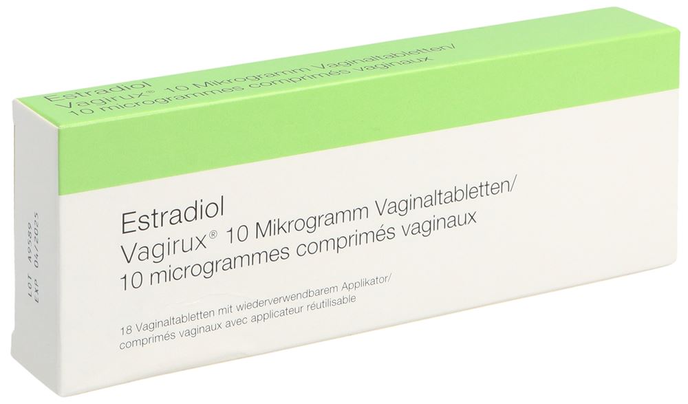 VAGIRUX cpr vag 10 mcg blist 18 pce, image principale