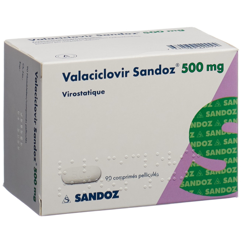 VALACICLOVIR Sandoz 500 mg, image 2 sur 2