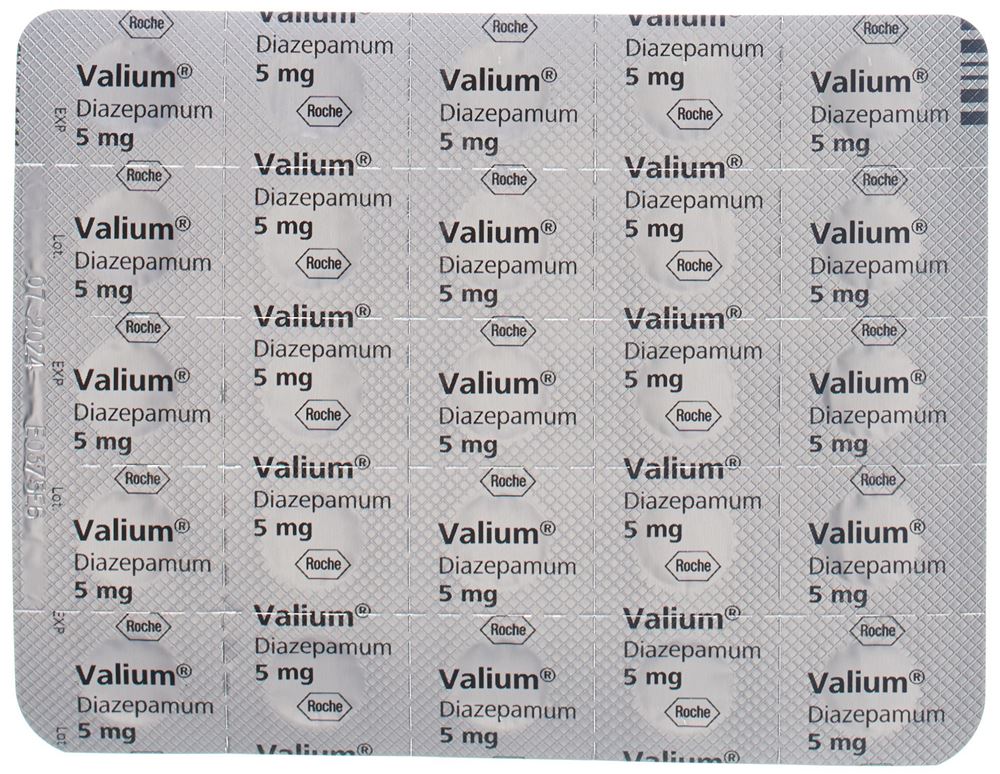 VALIUM cpr 5 mg blist 25 pce, image 2 sur 2