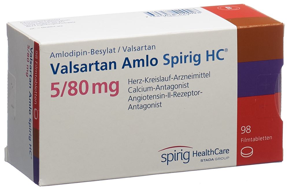 VALSARTAN AMLO Spirig HC, image principale