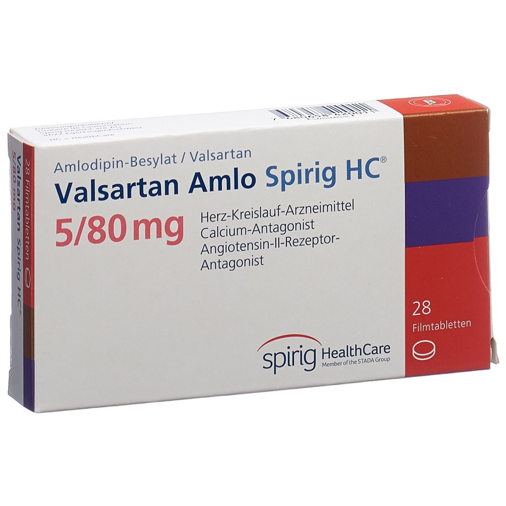 VALSARTAN AMLO Spirig HC, Hauptbild