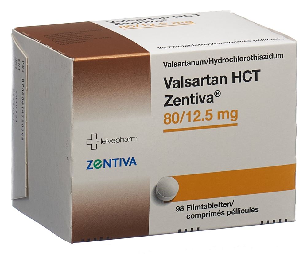 VALSARTAN HCT Zentiva, image principale VALSARTAN HCT Zentiva, image principale