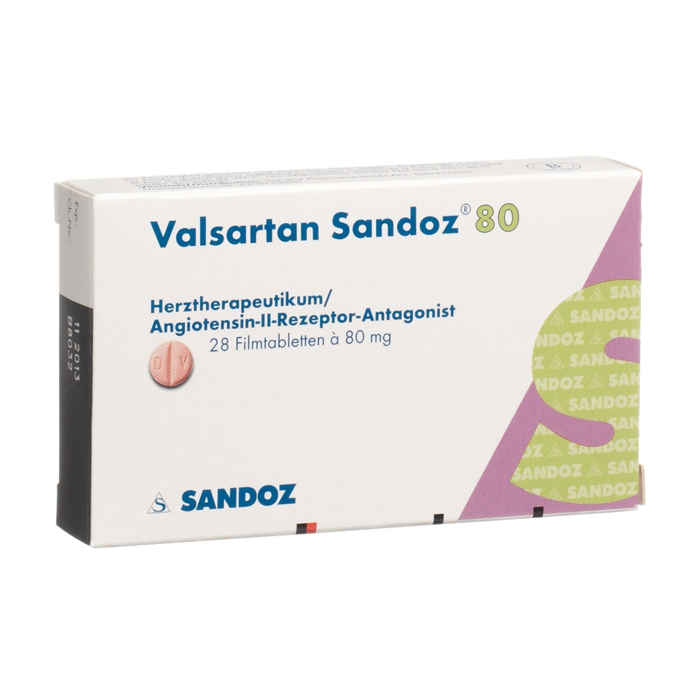 VALSARTAN Sandoz 80 mg, image principale