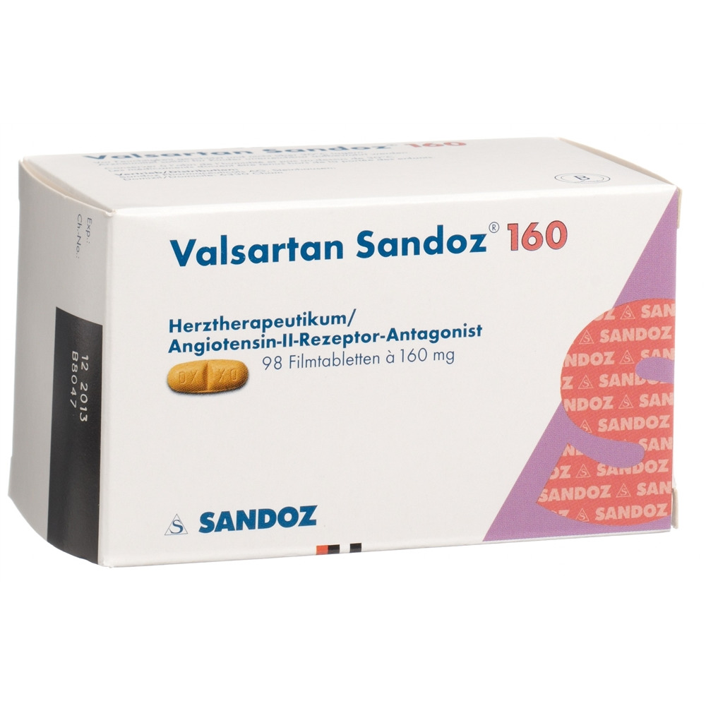 VALSARTAN Sandoz 160 mg, Hauptbild