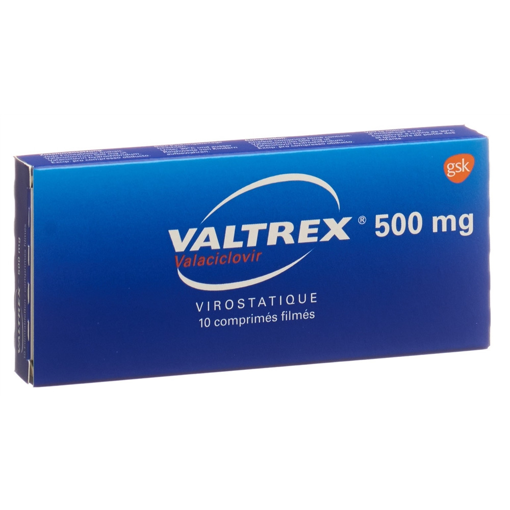 VALTREX cpr pell 500 mg blist 10 pce, image 2 sur 2