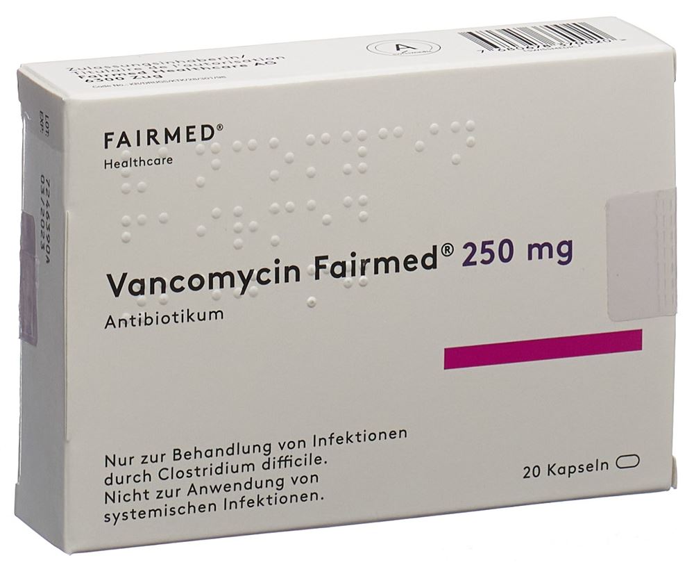 VANCOMYCINE Fairmed 250 mg, Hauptbild