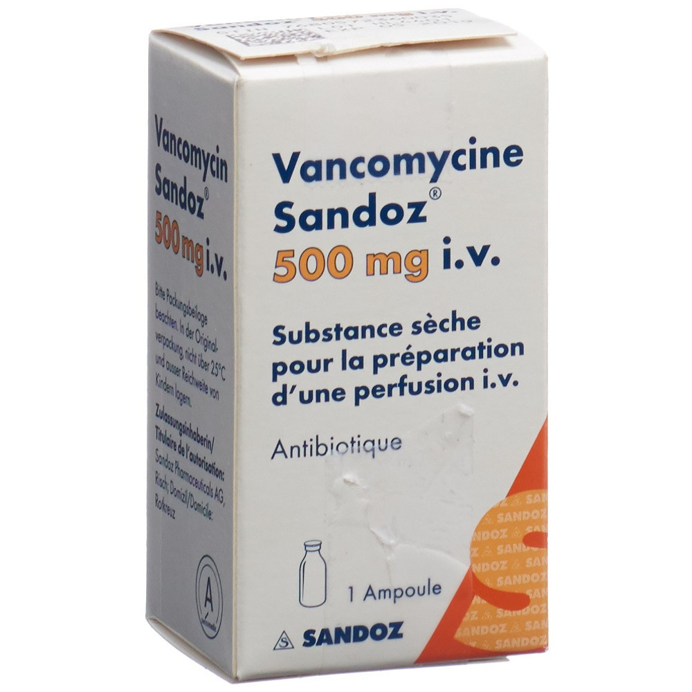 VANCOMYCINE Sandoz 500 mg, Bild 2 von 2