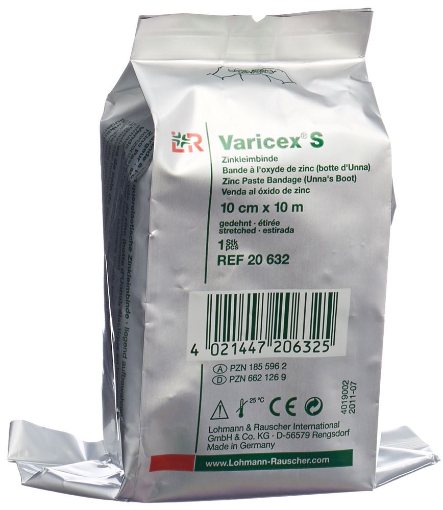 VARICEX S bande à l'oxyde de zinc