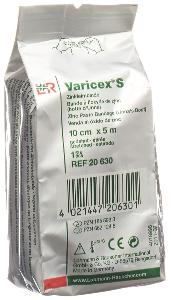 VARICEX S bande à l'oxyde de zinc