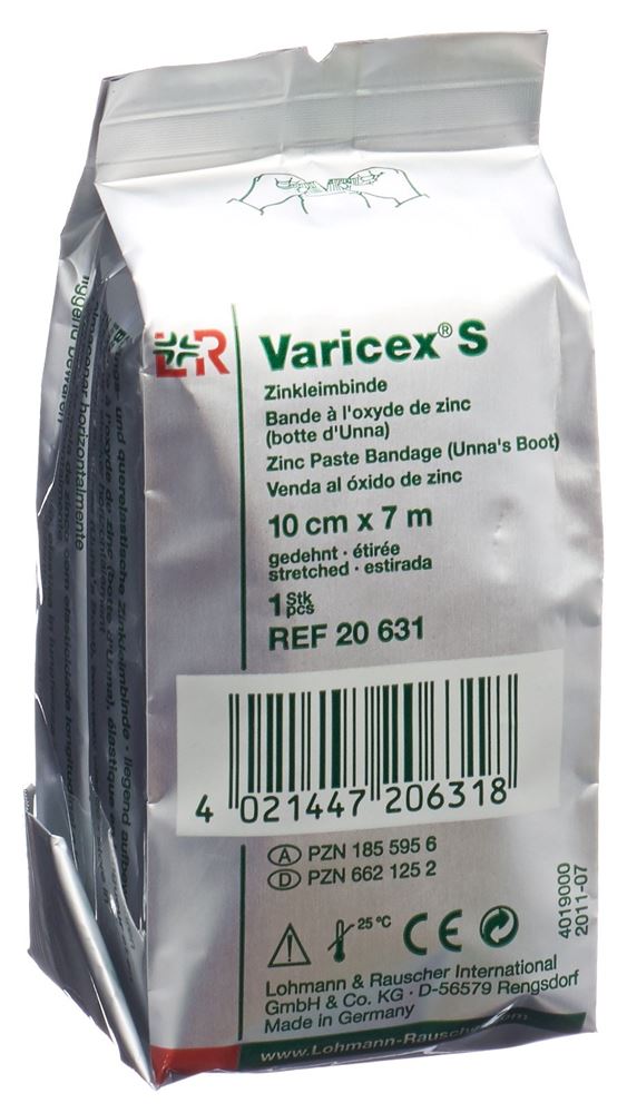 VARICEX S bande à l'oxyde de zinc