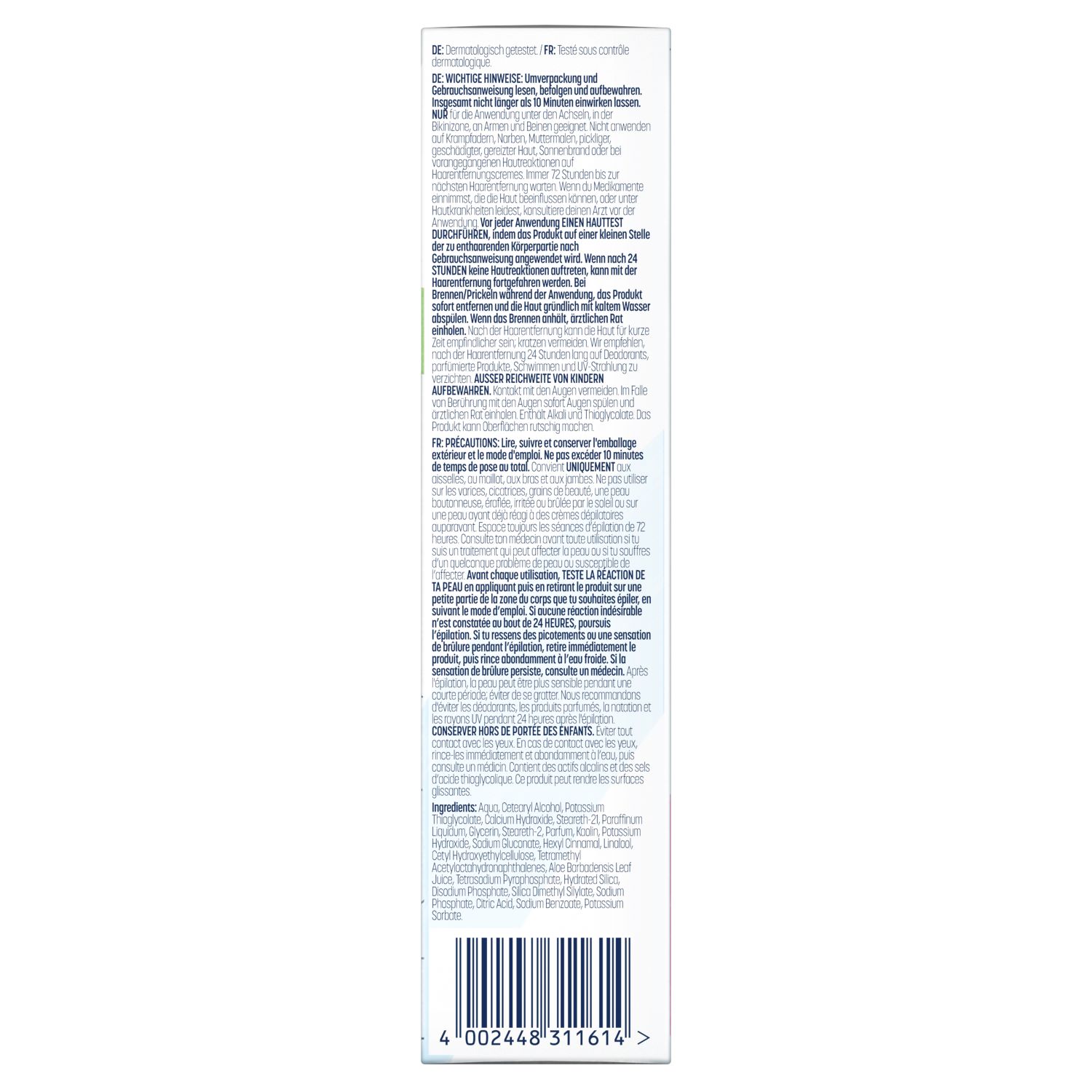 Veet Pure Enthaarungscreme Bikini & Achseln, Bild 3 von 3