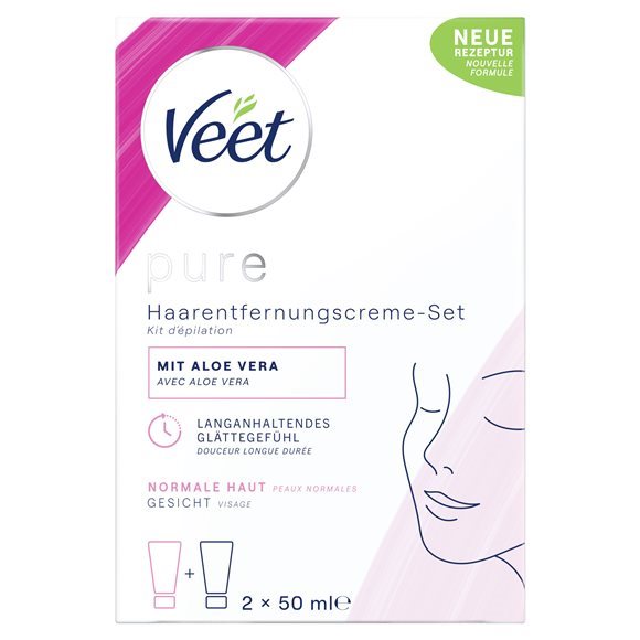 Veet Pure Haarentfernungs-Set Gesicht