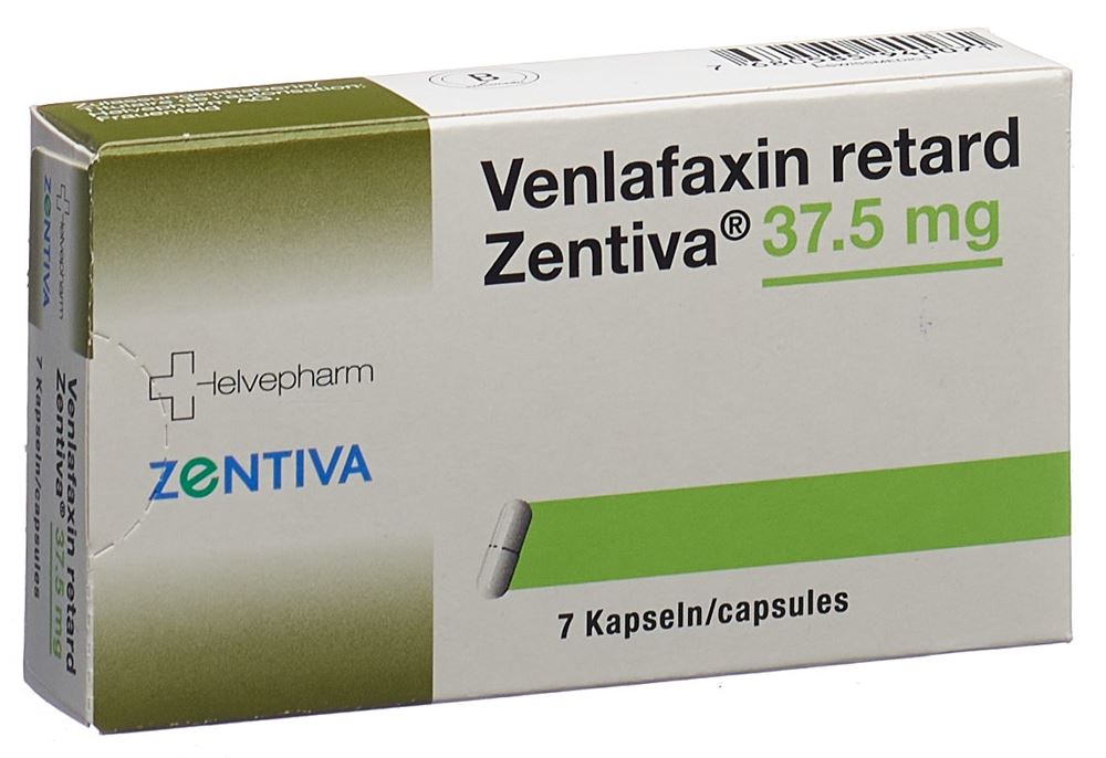 VENLAFAXINE ret Zentiva 37.5 mg, image principale