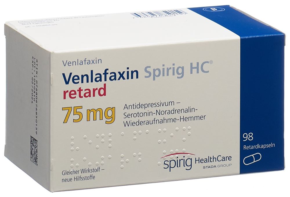 VENLAFAXINE Spirig HC 75 mg, Hauptbild