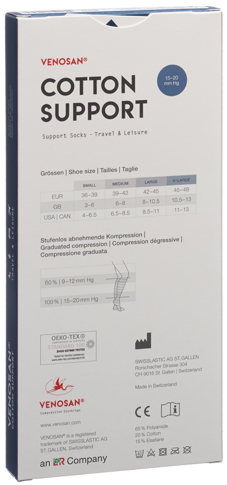 VENOSAN COTTON SUPPORT Socks A-D, Bild 2 von 2