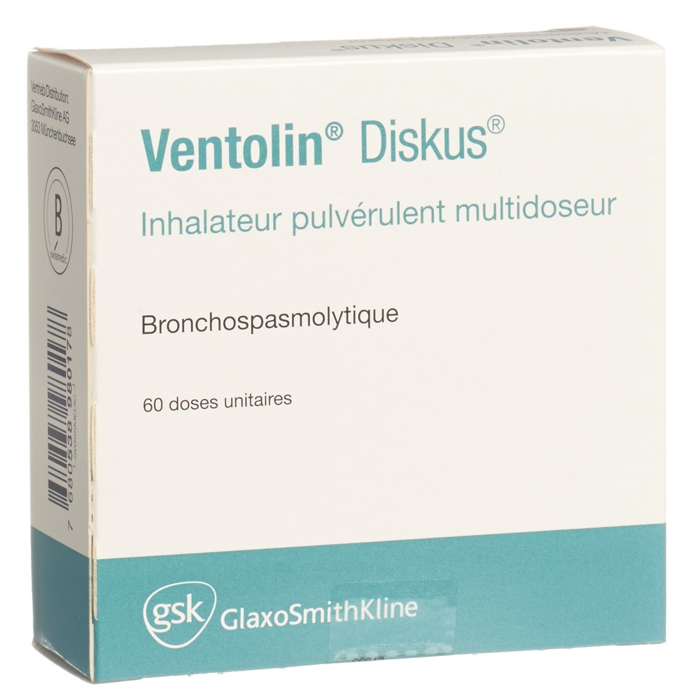 VENTOLIN Diskus multidos 200 mcg, image 2 sur 2