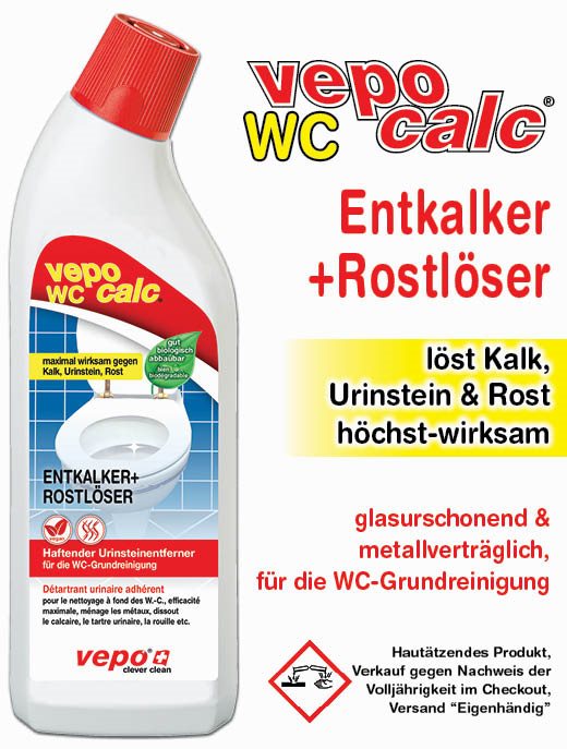VEPOCALC WC-Entkalker + Rostlöser